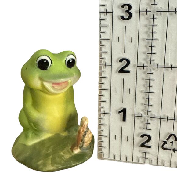 Vintage Josef Originals Frog & Turtle Figurine – Japan – Big Eyes Whimsical - Picture 5 of 8